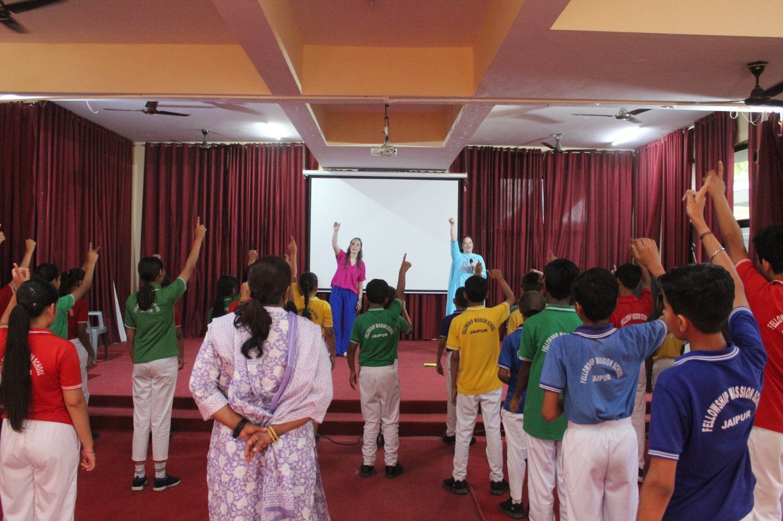 exciting camp organized by foreign delegates