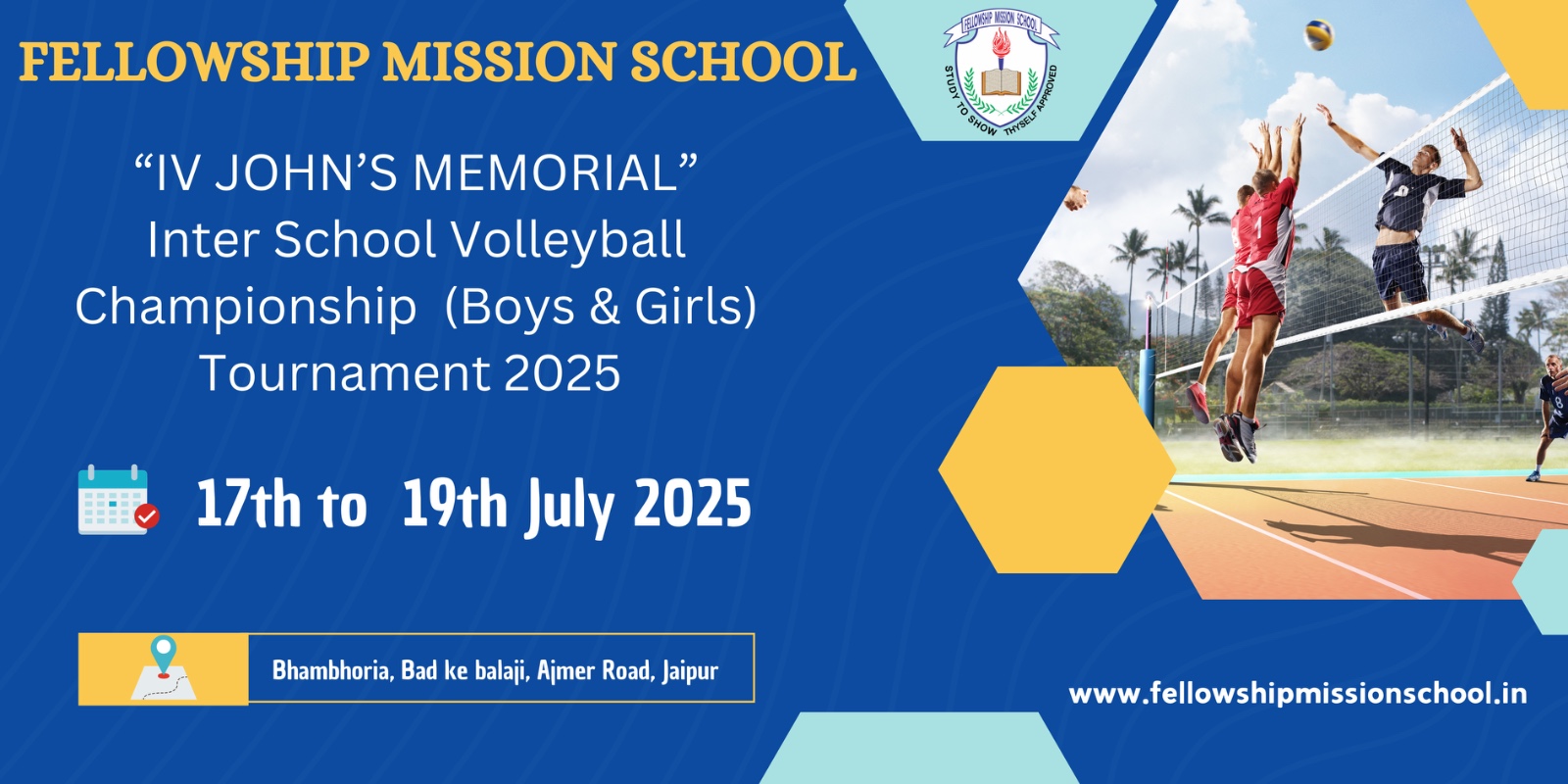 IV John’s Memorial : 17th   to 19th July 2025